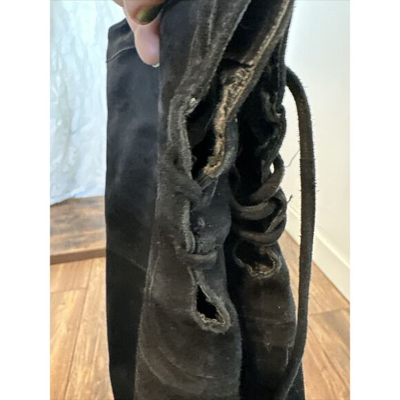 Sam Edelman Kayla Over-the-Knee Boots Suede Black 8‎ M US T1 - Picture 7 of 11